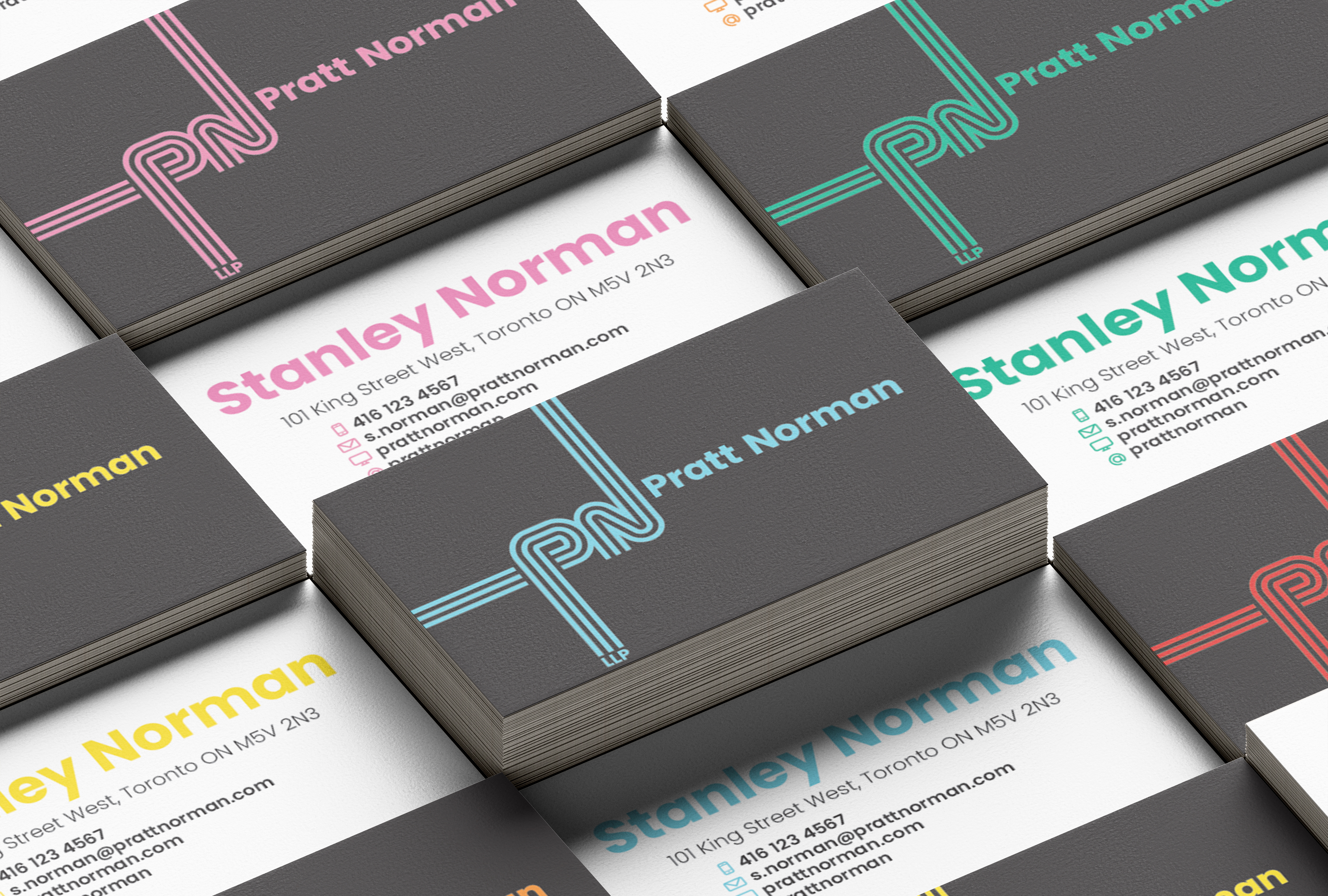 Pratt Norman Full Brand Identity